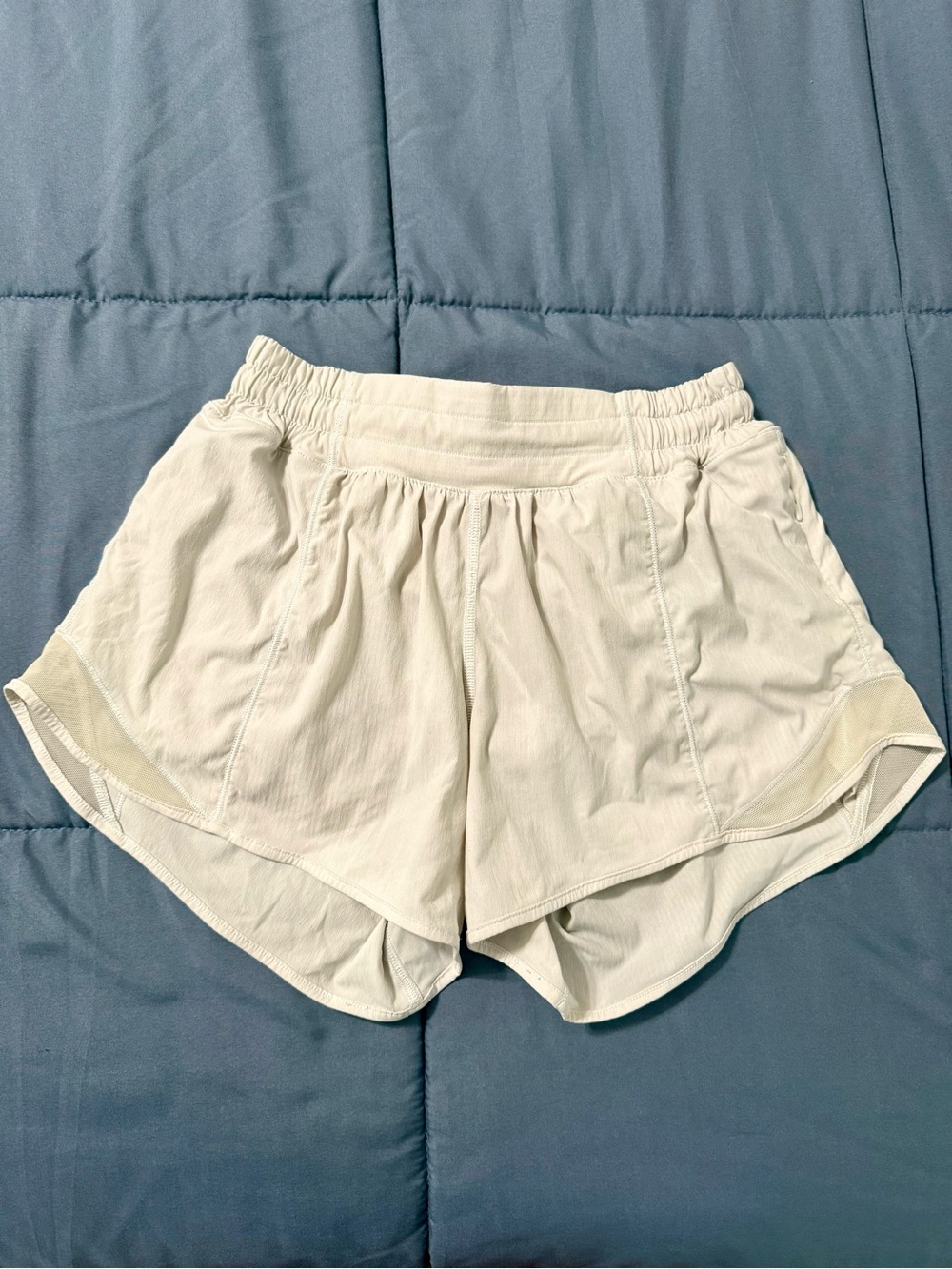 lululemon White Hotty Hot Shorts